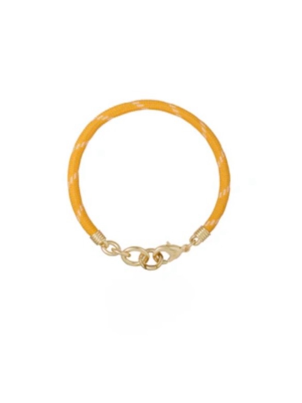 ROXANNE ASSOULIN The Happy Cord Charm Bracelet Yellow Without Charm